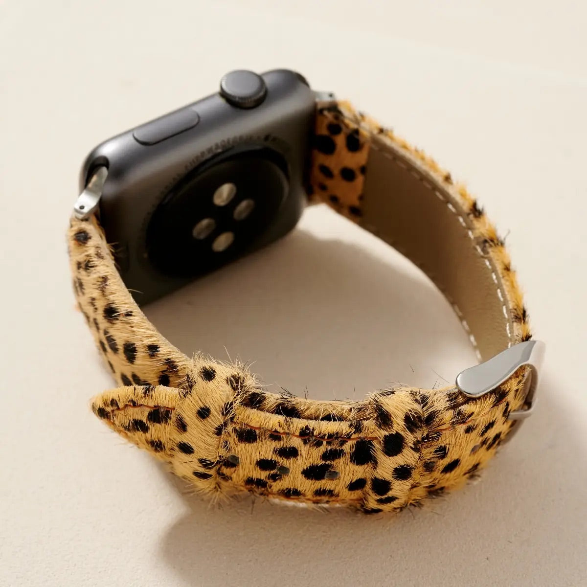 Calf Hair Apple Watch Band - Cheetah